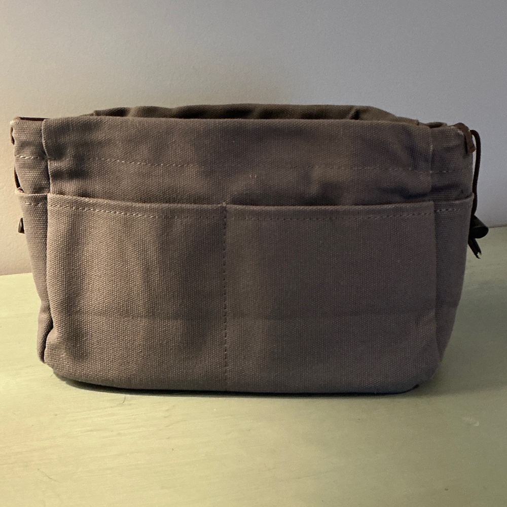 Vercord Canvas Handbag Organizer/Insert Charcoal Gray - Picture 2 of 9
